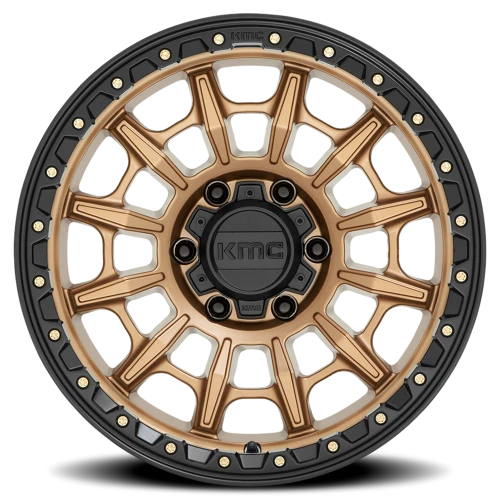 KMC Carnage KM547 BRZ 17x9 +0 6x135mm 87.1mm Matte Bronze Black Lip