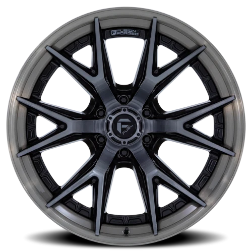 Fuel Catalyst FC402BT 22x12 -44 6x139.7mm 106.1mm Gloss Black Brushed Dark Tint