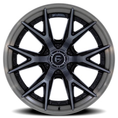 Fuel Catalyst FC402BT 22x12 -44 6x139.7mm 106.1mm Gloss Black Brushed Dark Tint