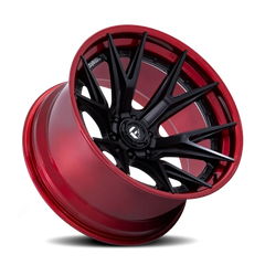 Fuel Catalyst FC402MQ 20x10 -18 6x135mm 87.1mm Matte Black Candy Red Lip