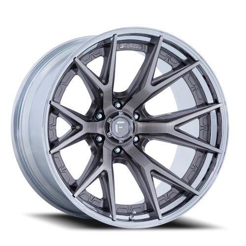 Fuel Catalyst FC402AP 24x12 -44 8x165.1mm 125.1mm Platinum Chrome Lip
