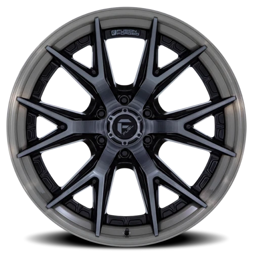 Fuel Catalyst FC402BT 20x9 +1 8x165.1mm 125.1mm Gloss Black Brushed Dark Tint