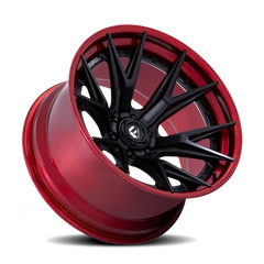 Fuel Catalyst FC402MQ 20x9 +1 8x165.1mm 125.1mm Matte Black Candy Red Lip