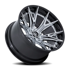Fuel Catalyst FC402PB 22x12 -44 8x170mm 125.1mm Chrome  Gloss Black Lip