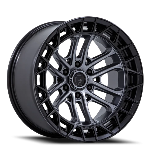 Fuel Celsius AB 20x9 +20 6x139.7mm 106.1mm Matte Gunmetal Matte Black Lip