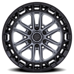 Fuel Celsius AB 20x9 +1 6x135mm 87.1mm Matte Gunmetal Matte Black Lip