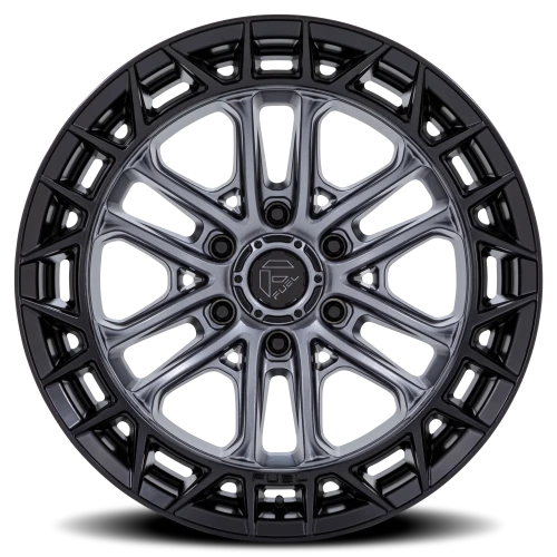 Fuel Celsius AB 20x9 +20 6x139.7mm 106.1mm Matte Gunmetal Matte Black Lip