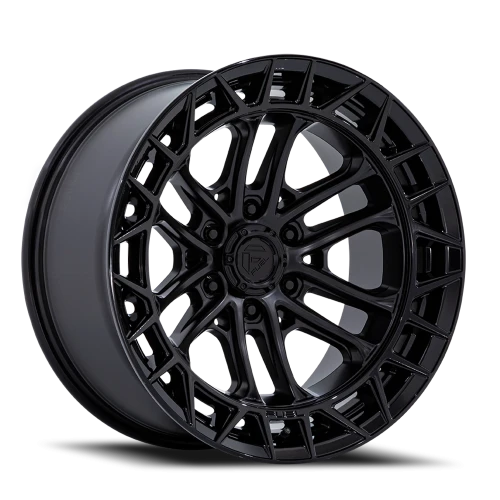 Fuel Celsius MB 17x9 +1 6x139.7mm 106.1mm Matte Black Gloss Black Lip