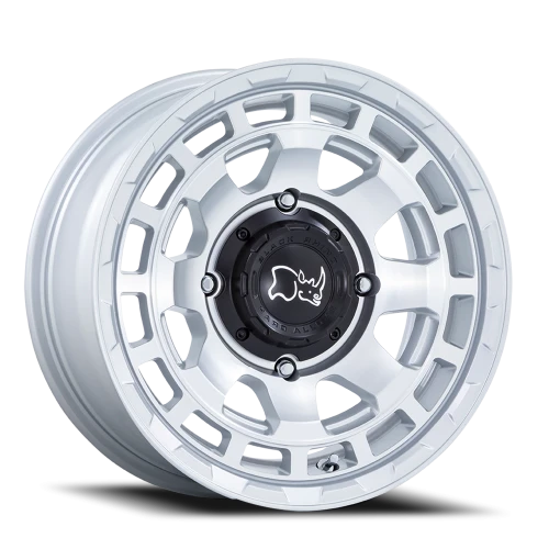 Black Rhino Chamber UTV HS 15x7 +10 4x110mm 86mm Hyper Silver Machined Face