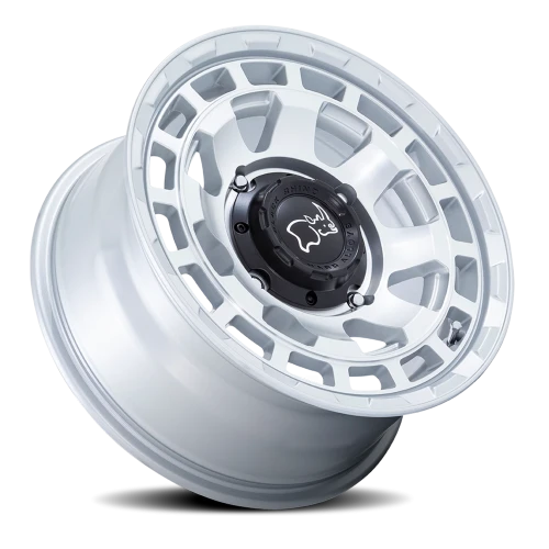 Black Rhino Chamber UTV HS 15x7 +10 4x156mm 115.1mm Hyper Silver Machined Face