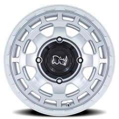 Black Rhino Chamber UTV HS 15x7 +10 4x110mm 86mm Hyper Silver Machined Face