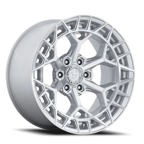 Fuel Charger FC873 SD 22x12 -44 8x170mm 125.1mm Gloss Silver Machined Face