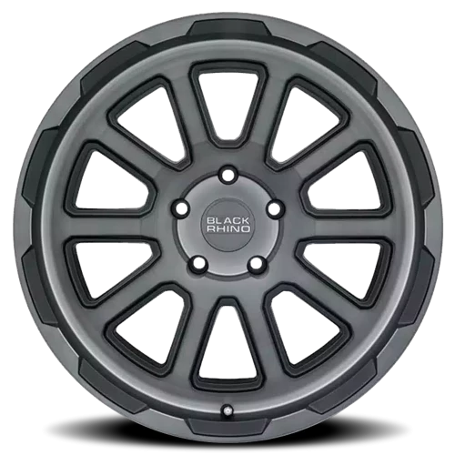 Black Rhino Chase GY 18x8 +10 5x114.3mm 76.1mm Brushed Gunmetal