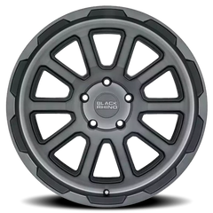 Black Rhino Chase GY 18x8 +10 5x114.3mm 76.1mm Brushed Gunmetal