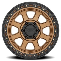 KMC Chase KM548 BRZ 17x9 -12 5x127mm 71.5mm Matte Bronze Black Lip
