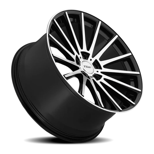 TSW Chicane GB 20x10 +40 5x120mm 76mm Gloss Black Mirror Cut Face