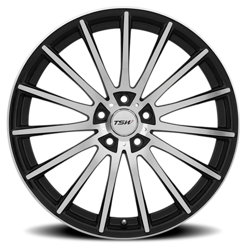 TSW Chicane GB 20x10 +40 5x120mm 76mm Gloss Black Mirror Cut Face