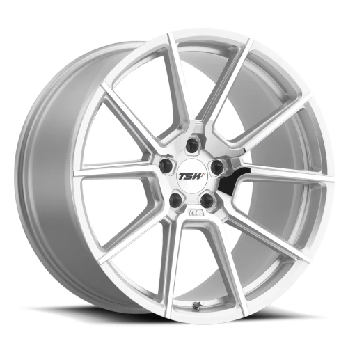 TSW Chrono SL 20x10 +25 5x120mm 76.1mm Silver Mirror Cut Face