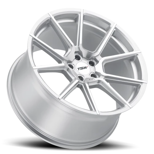 TSW Chrono SL 20x10 +25 5x120mm 76.1mm Silver Mirror Cut Face