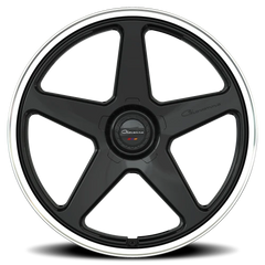 Giovanna Cinque BP 24x9.5 +15 5x112mm 72.56mm Gloss Black Polished Lip
