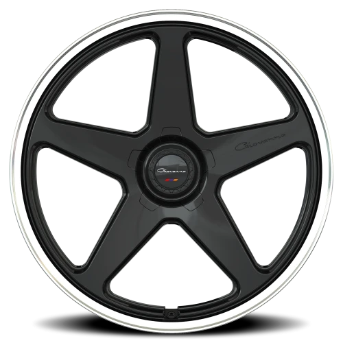 Giovanna Cinque BP 24x10 +15 6x135mm 108mm Gloss Black Polished Lip