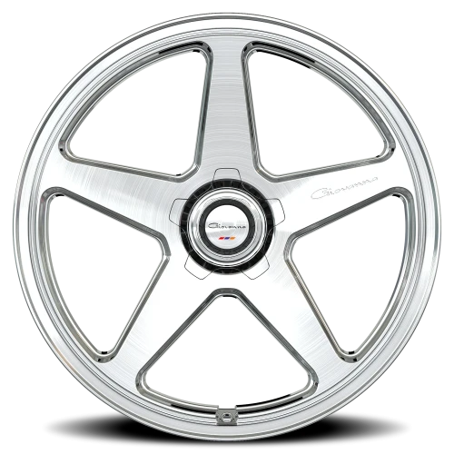 Giovanna Cinque CB 24x10.5 +38 5x112mm 73.1mm Brushed Silver Clear Coat