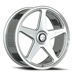Giovanna Cinque SP 22x9 +30 5x112mm 66.56mm Silver Machined Face-Polished Lip