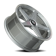Giovanna Cinque SP 21x9.5 +40 5x114.3mm 67.1mm Silver Machined Face-Polished Lip