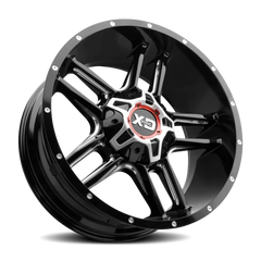 XD Series Clamp XD839 GB-M 20x9 +18 8x180mm 124.2mm Gloss Black Milled