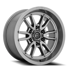 Fuel Clash 6 D789 17x9 +1 6x139.7mm 106.1mm Matte Anthracite