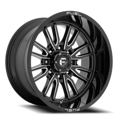 Fuel Clash 8 D761 22x12 -44 8x170mm 125.1mm Gloss Black Milled