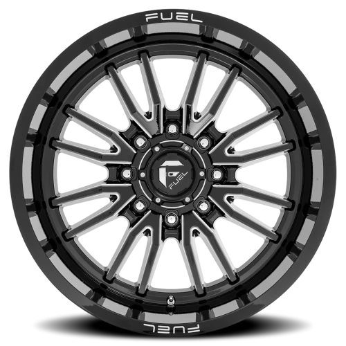 Fuel Clash 8 D761 22x12 -44 8x180mm 124.3mm Gloss Black Milled