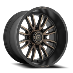 Fuel Clash 8 D762 22x12 -44 8x180mm 124.3mm Matte Black Double Dark Tint