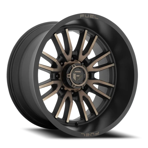 Fuel Clash 8 D762 22x12 -44 8x170mm 125.1mm Matte Black Double Dark Tint