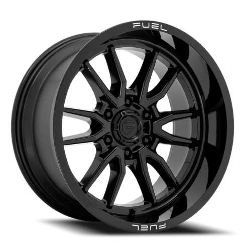 Fuel Clash 6 D760 17x9 -12 6x139.7mm 106.1mm Gloss Black