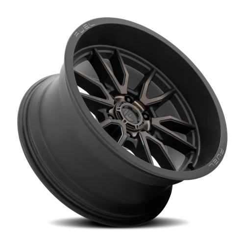 Fuel Clash 6 D762 22x12 -44 6x139.7mm 106.1mm Matte Black Double Dark Tint