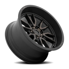 Fuel Clash 6 D762 20x9 +1 6x139.7mm 106.1mm Matte Black Double Dark Tint