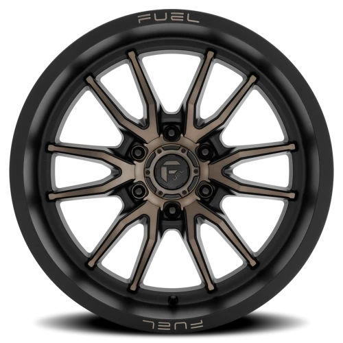 Fuel Clash 6 D762 22x10 -18 6x135mm 87.1mm Matte Black Double Dark Tint