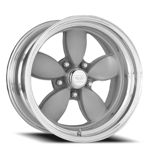 American Racing Classic 200S VN402 17x8 -13 5x120.65mm 83.06mm Mag Gray Polished Barrel