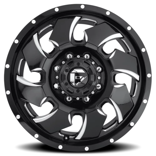 Fuel Cleaver Dually D574 20x8.3 +105 8x210mm 154.3mm Gloss Black Milled