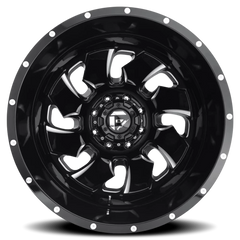 Fuel Cleaver Dually D574 20x8.3 -265 8x165.1mm 121.5mm Gloss Black Milled