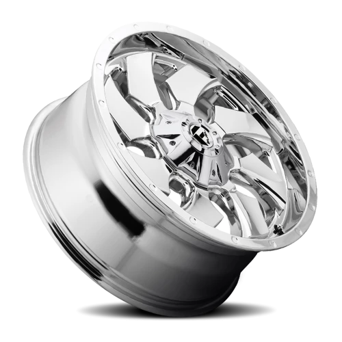 Fuel Cleaver D573 22x12 -44 6x135mm 106.4mm Chrome
