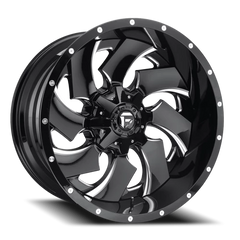 Fuel Cleaver D574 18x9 +20 6x135mm 106.4mm Gloss Black Milled