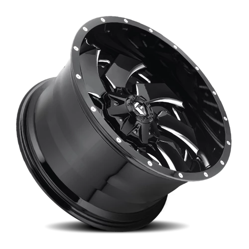Fuel Cleaver D574 18x9 +1 6x135mm 106.4mm Gloss Black Milled