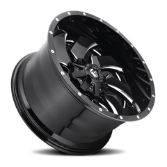Fuel Cleaver D574 18x9 -12 6x135mm 106.4mm Gloss Black Milled