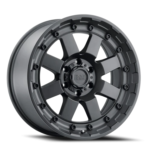 Black Rhino Cleghorn 17x8.5 -18 5x127mm 71.6mm Matte Black