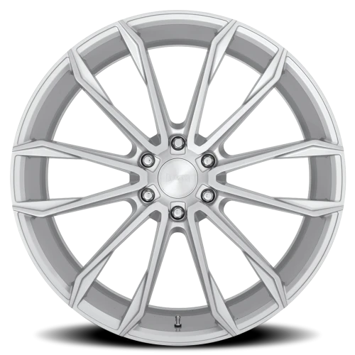 DUB Clout S248 24x10 +30 6x139.7mm 106.1mm Gloss Silver Brushed