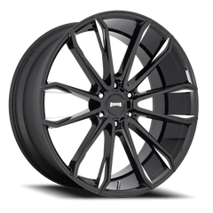 DUB Clout S252 24x10 +30 6x139.7mm 106.1mm Gloss Black Milled