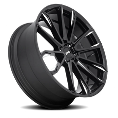 DUB Clout S252 24x10 +30 6x139.7mm 106.1mm Gloss Black Milled