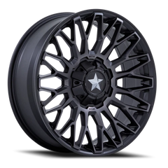 MSA Clubber M50 DT 15x7 +10 5x114.3mm 72.56mm Matte Black Double Dark Tint